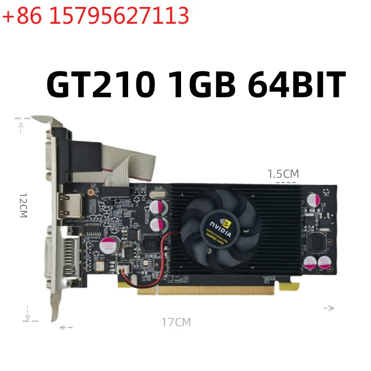 Новая видеокарта GT210 для малогабаритных компьютеров, яркая, полувысокая, независимая, для моноблоков
Новая видеокарта GT210 для малогабаритных компьютеров, яркая, полувысокая, независимая, для моноблоков