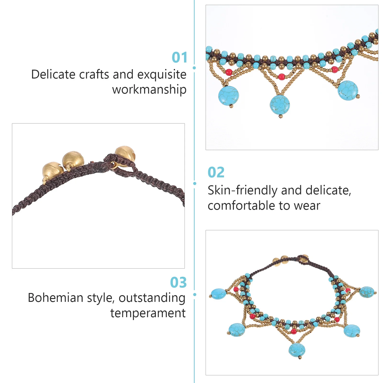 1Pcs Anklet Beach Turquoise Design Delicate Foot Chain Pendant DIY Fashion Jewelry Party Wedding Accessory Women Anklet
1Pcs Anklet Beach Turquoise Design Delicate Foot Chain Pendant DIY Fashion Jewelry Party Wedding Accessory Women Anklet