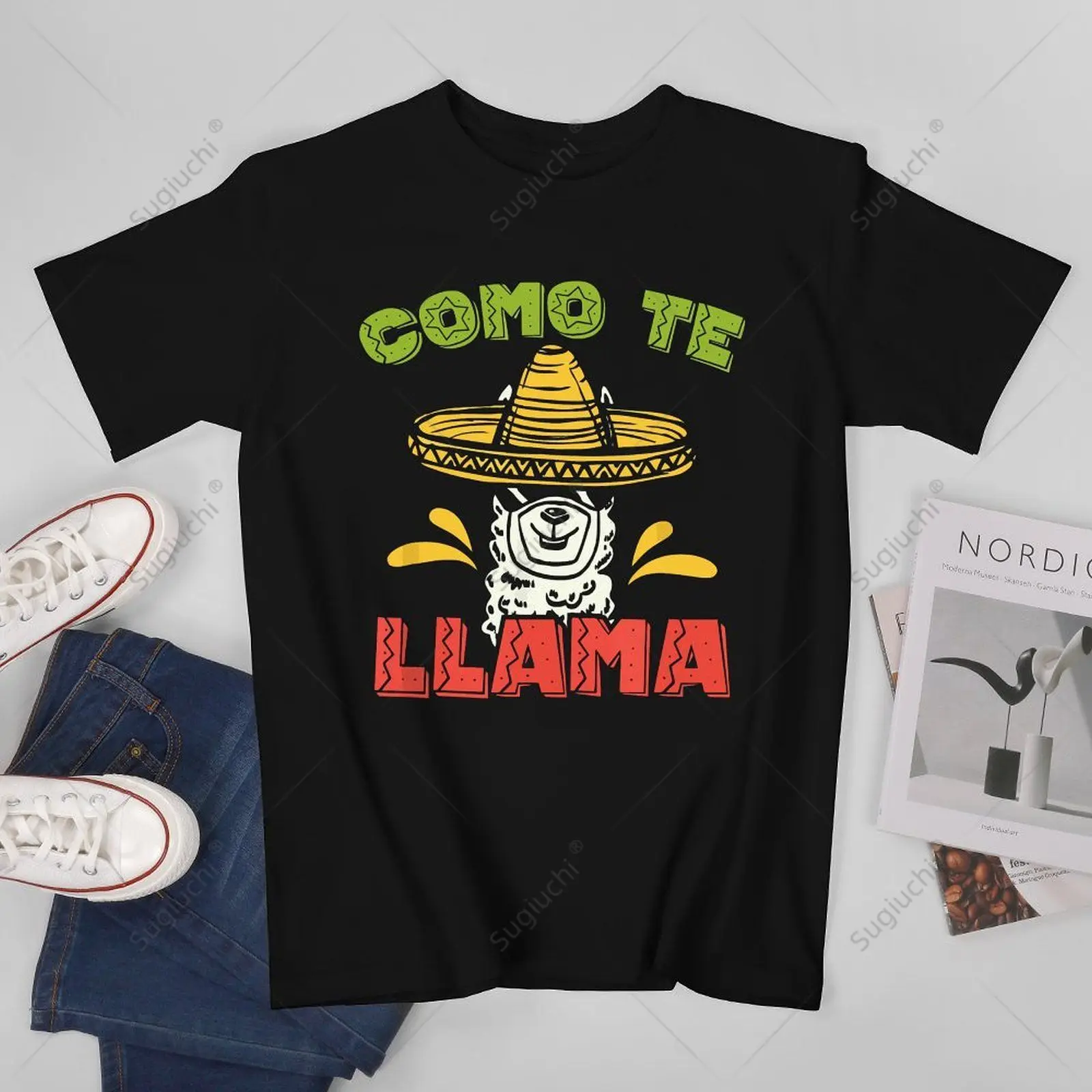 Unisex Men Como Te Llama Spanish Pun Funny Alpaca Tshirt Tees T Shirts Women Boys 100% Cotton T-Shirt
Unisex Men Como Te Llama Spanish Pun Funny Alpaca Tshirt Tees T Shirts Women Boys 100% Cotton T-Shirt