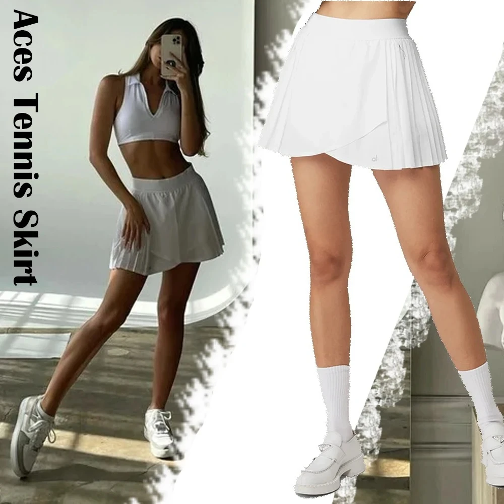 Yoga Shorts Skirts Women's Tennis Skirt Sports Fitness Quick Drying Anti-emptied Pleated Skirt Front Cross with Built-in Pocket
Yoga Shorts Skirts Women's Tennis Skirt Sports Fitness Quick Drying Anti-emptied Pleated Skirt Front Cross with Built-in Pocket