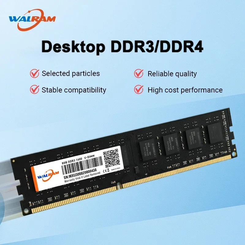 Walram Memoria Ram DDR4 16 ГБ 3200 МГц 2666 МГц Ram DDR3 1600 МГц 8 ГБ 4 ГБ 1,5 В 1,2 В Udimm Внутренняя память DDR4 для настольных ПК
Walram Memoria Ram DDR4 16 ГБ 3200 МГц 2666 МГц Ram DDR3 1600 МГц 8 ГБ 4 ГБ 1,5 В 1,2 В Udimm Внутренняя память DDR4 для настольных ПК