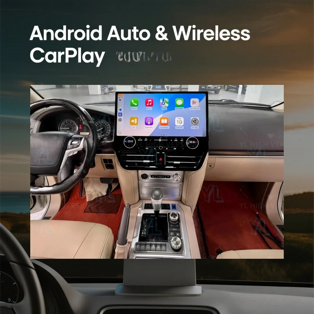 19.8" Big Qled Smart Screen Android Car Radio, For Toyota Land Cruiser 200 LC200 2008-2021, Stereo Video Player Carplay BT 5.0
19.8" Big Qled Smart Screen Android Car Radio, For Toyota Land Cruiser 200 LC200 2008-2021, Stereo Video Player Carplay BT 5.0