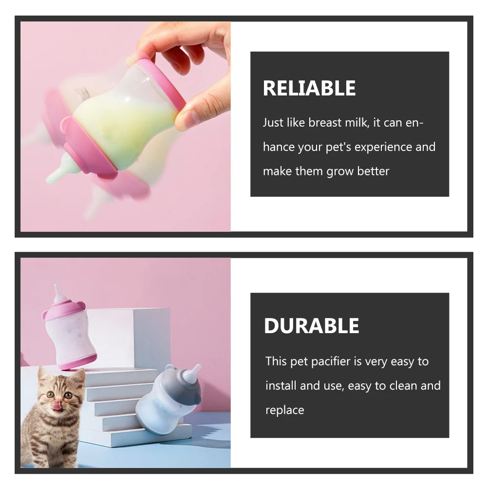 20pcs Pet Bottle Nipples Small Size Silicone Safe Durable Feeder Pacifiers for Kittens Puppies Little Pets Drinking Tools Pet
20pcs Pet Bottle Nipples Small Size Silicone Safe Durable Feeder Pacifiers for Kittens Puppies Little Pets Drinking Tools Pet