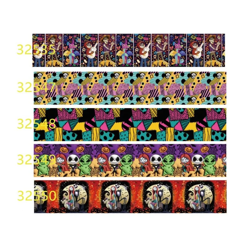 Disney Coco the Nightmare before Christmas Grosgrain Ribbon Printed for Hairbows DIY Sewing Accessories Supplies
Disney Coco the Nightmare before Christmas Grosgrain Ribbon Printed for Hairbows DIY Sewing Accessories Supplies