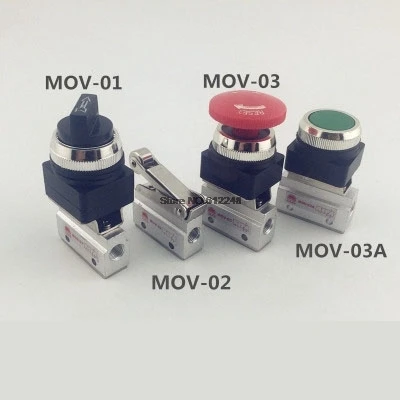 MOV-01 MOV-02 MOV-03 MOV-03A Ручной поворотный переключатель Пневматический механический клапан
MOV-01 MOV-02 MOV-03 MOV-03A Ручной поворотный переключатель Пневматический механический клапан