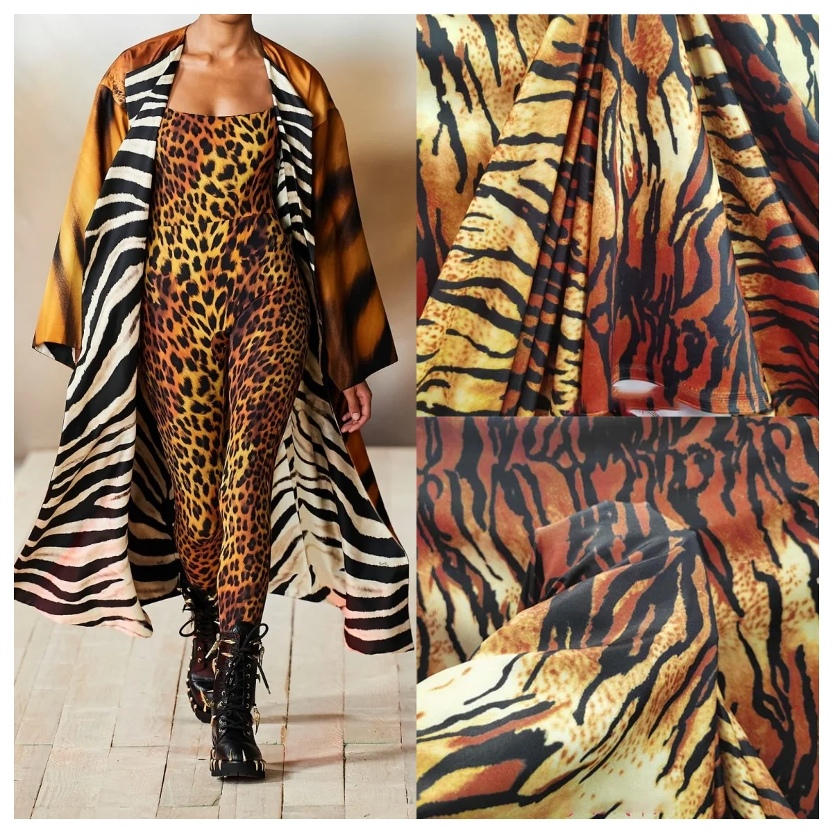 Тигровая полоса с леопардовым принтом, сетчатая ткань для праздничного наряда, вечернее платье, текстильный материал, дикий стиль, ремесленные проекты
Тигровая полоса с леопардовым принтом, сетчатая ткань для праздничного наряда, вечернее платье, текстильный материал, дикий стиль, ремесленные проекты