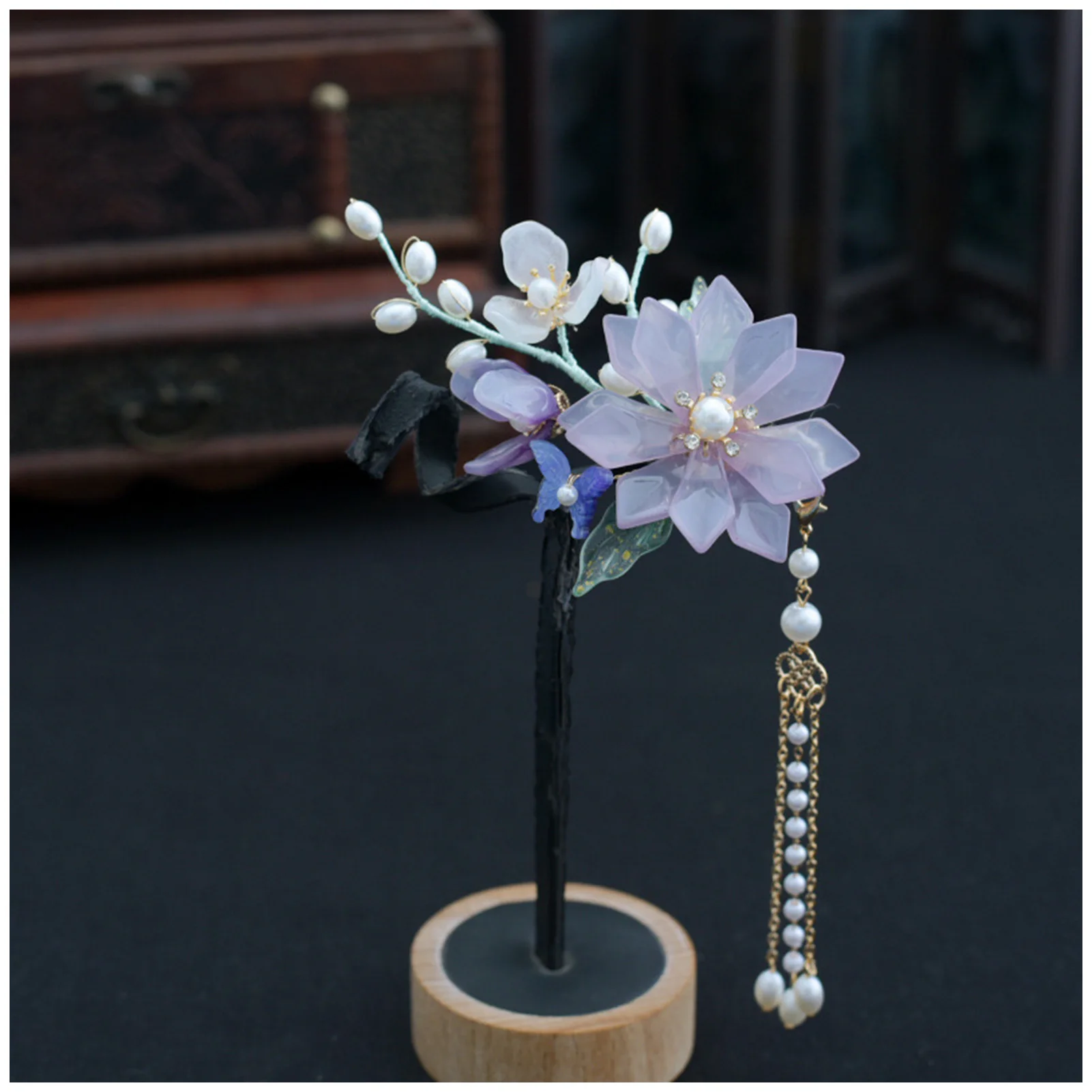 Retro Chinese Style Hair Clips For Women Exquisite Flower Tassel Hairpin Trendy Jewelry Headwear Girls Hair Accessories 2pcs
Retro Chinese Style Hair Clips For Women Exquisite Flower Tassel Hairpin Trendy Jewelry Headwear Girls Hair Accessories 2pcs