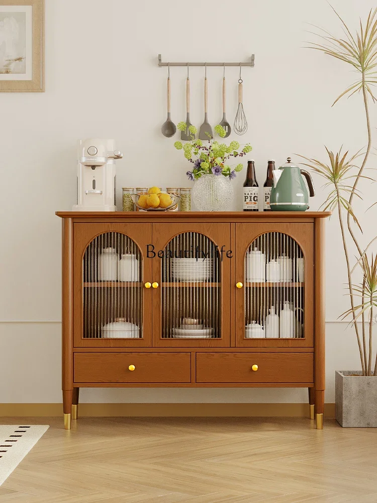 LFrench retro dining side cabinet light luxury solid wood black Changhong glass storage cabinet
LFrench retro dining side cabinet light luxury solid wood black Changhong glass storage cabinet