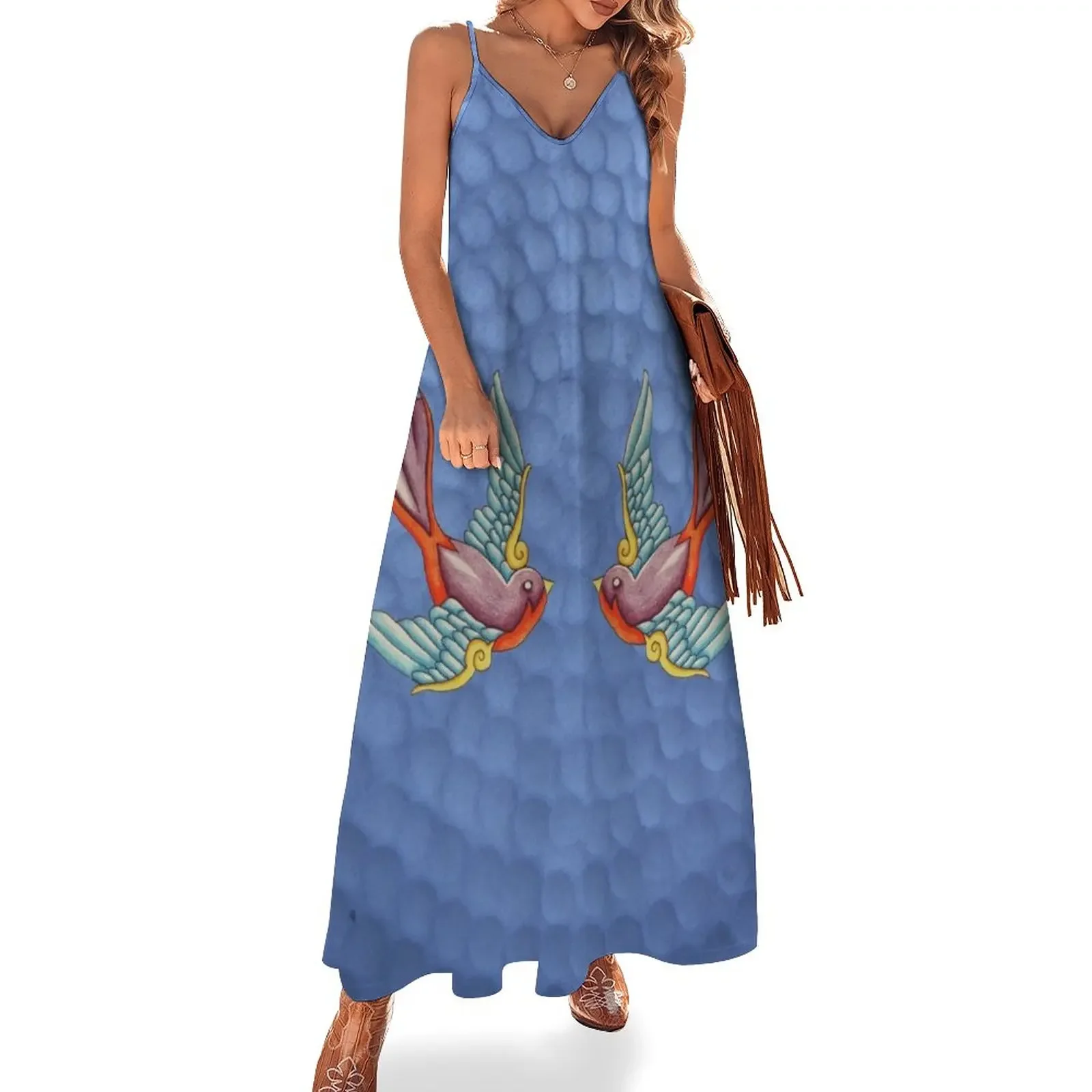 Purple Swallows Sleeveless Dress elegant party dress for women 2025 Women dresses summer
Purple Swallows Sleeveless Dress elegant party dress for women 2025 Women dresses summer