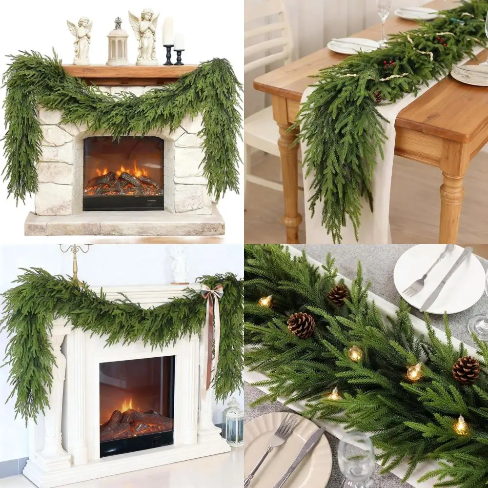 Artificial Christmas Garland: 5FT Norfolk Pine for Fireplace, Holiday Decor, Indoor/Outdoor Use
Artificial Christmas Garland: 5FT Norfolk Pine for Fireplace, Holiday Decor, Indoor/Outdoor Use