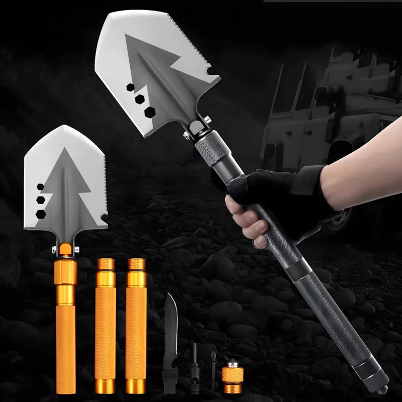 1pc Portable Shovel,Multifunctional Tactical Shovel for Outdorr Survival Camping,Detachable Hiking Camping Shovel
1pc Portable Shovel,Multifunctional Tactical Shovel for Outdorr Survival Camping,Detachable Hiking Camping Shovel