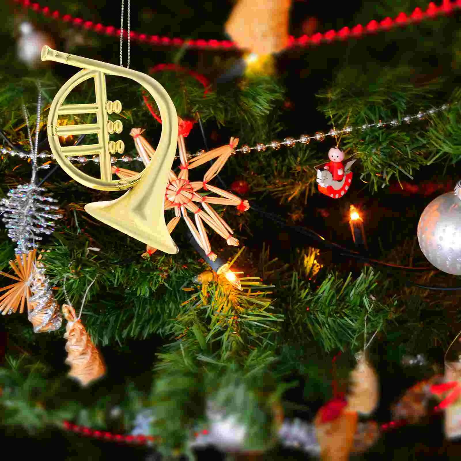 20 Pcs Mini Musical Instrument Model Creative Miniature Instruments Plastic Horn Models Christmas Hanging Ornaments Xmas
20 Pcs Mini Musical Instrument Model Creative Miniature Instruments Plastic Horn Models Christmas Hanging Ornaments Xmas