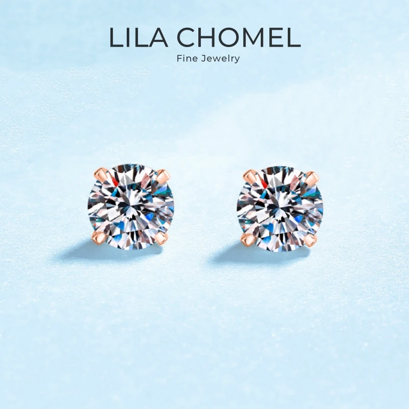 Lover Valentines Day 18K White / Rose Gold Women Wedding 0.3/0.5/1CT Moissanite Diamond Girl Friend Birthday Gift PT950 Earrings
Lover Valentines Day 18K White / Rose Gold Women Wedding 0.3/0.5/1CT Moissanite Diamond Girl Friend Birthday Gift PT950 Earrings