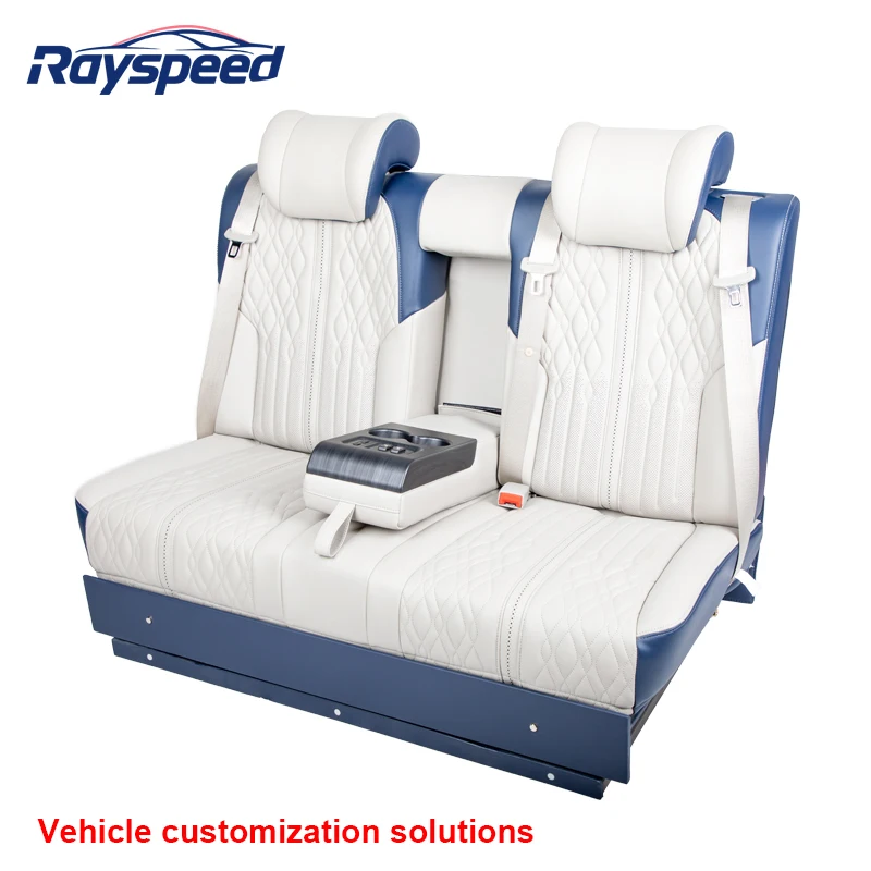 Custom mahogany leather sofa bed seat with armrests and back panel, designed for Sienna Alphard Vito models
Custom mahogany leather sofa bed seat with armrests and back panel, designed for Sienna Alphard Vito models