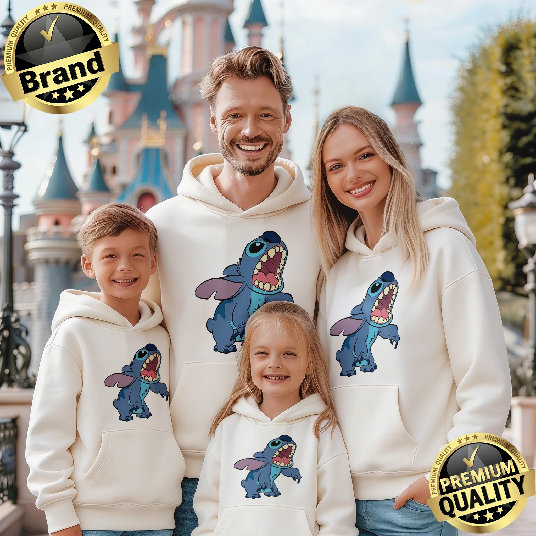 Комплект унисекс из хлопка с узором Дисней Стич, осень-зима 2026, высококачественное худи и брюки, для родителей и детей, цельный, теплый
Комплект унисекс из хлопка с узором Дисней Стич, осень-зима 2026, высококачественное худи и брюки, для родителей и детей, цельный, теплый