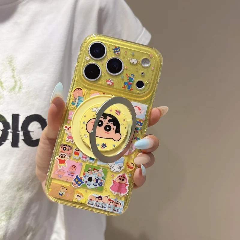Kawaii Cartoon Crayon Shin-chan Superman Stand Phone Case For iPhone 17 Pro 16 15 Pro Max Protective Cover Fashion Cute Cases Fu
Kawaii Cartoon Crayon Shin-chan Superman Stand Phone Case For iPhone 17 Pro 16 15 Pro Max Protective Cover Fashion Cute Cases Fu