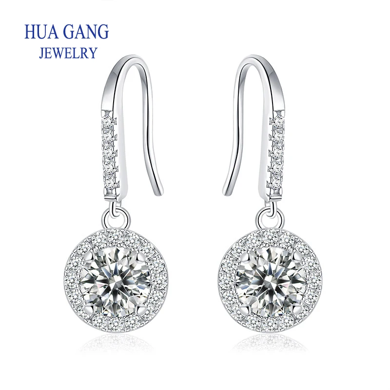 D Color 1CT Moissanite Stud Earrings Sets 925 Sterling Silver Earring For Jewelry Girl Valentine's Day Gift Women Men Wedding
D Color 1CT Moissanite Stud Earrings Sets 925 Sterling Silver Earring For Jewelry Girl Valentine's Day Gift Women Men Wedding
