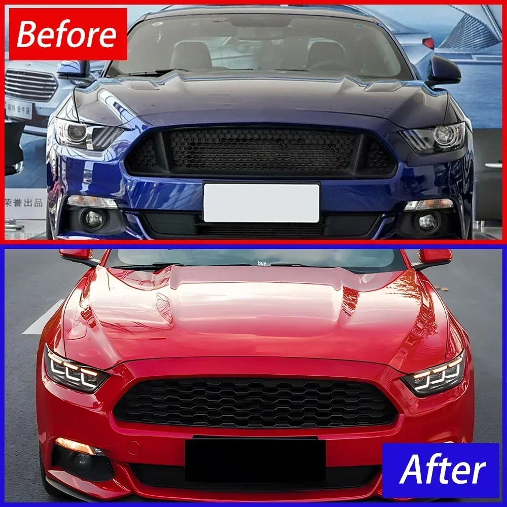 Автомобильные фары для Ford Mustang 2015-2017: Светодиодные передние фары в сборе с динамическим миганием и 3-мя линзами-проекторами, аксессуары для тюнинга
Автомобильные фары для Ford Mustang 2015-2017: Светодиодные передние фары в сборе с динамическим миганием и 3-мя линзами-проекторами, аксессуары для тюнинга