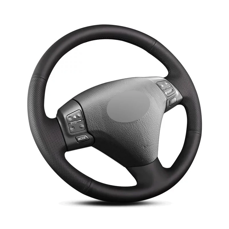 Alcantara Real Leather Steering Wheel Cover Black Thread Hand Sewing Steering Wheel Wrap Car Accessoires for Lexus GS300 ES250
Alcantara Real Leather Steering Wheel Cover Black Thread Hand Sewing Steering Wheel Wrap Car Accessoires for Lexus GS300 ES250