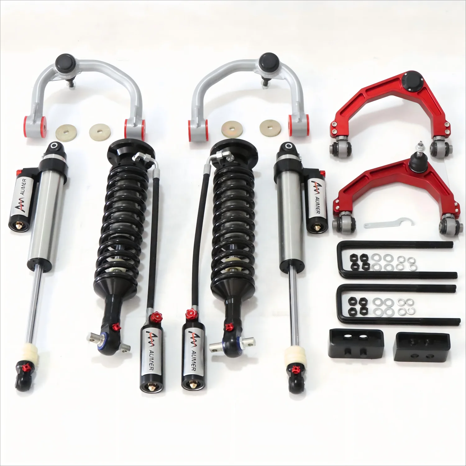 Aumer Compression and Rebound Damping Force Adj. Bypass Shock Absorber 4x4 Off Road 2 3 Inches Lift Suspension Kit for Ford F150
Aumer Compression and Rebound Damping Force Adj. Bypass Shock Absorber 4x4 Off Road 2 3 Inches Lift Suspension Kit for Ford F150