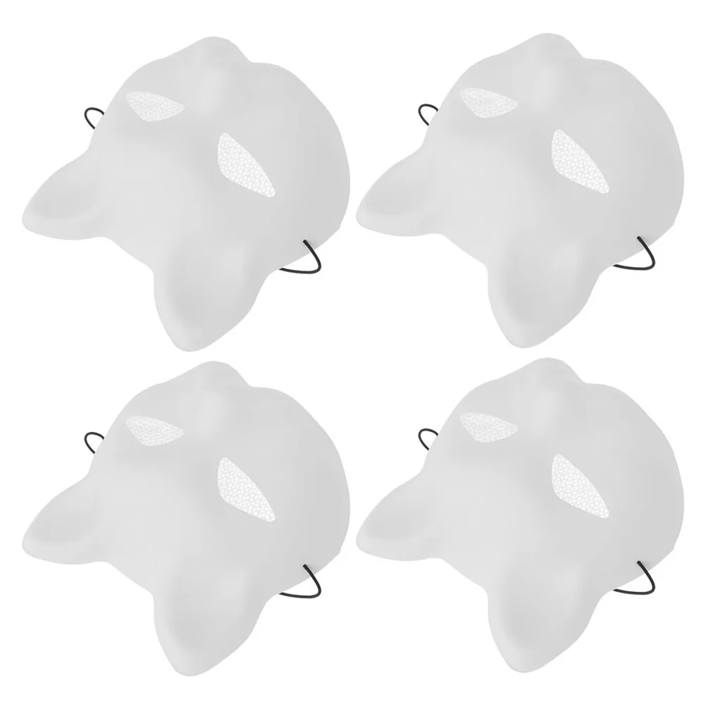 4 pcs Blank Cat Masks White Matte Mesh Design For Diy Hand Painting Animal Mask Craft Cosplay Masquerade Party Decorative Face
4 pcs Blank Cat Masks White Matte Mesh Design For Diy Hand Painting Animal Mask Craft Cosplay Masquerade Party Decorative Face