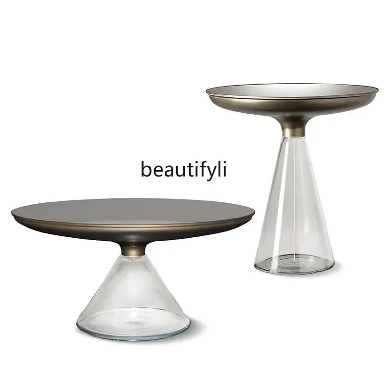 Large and Small Apartment Type round Tea Table Combination Modern Minimalist Tempered Glass Designer Creative Coffee Table
Large and Small Apartment Type round Tea Table Combination Modern Minimalist Tempered Glass Designer Creative Coffee Table
