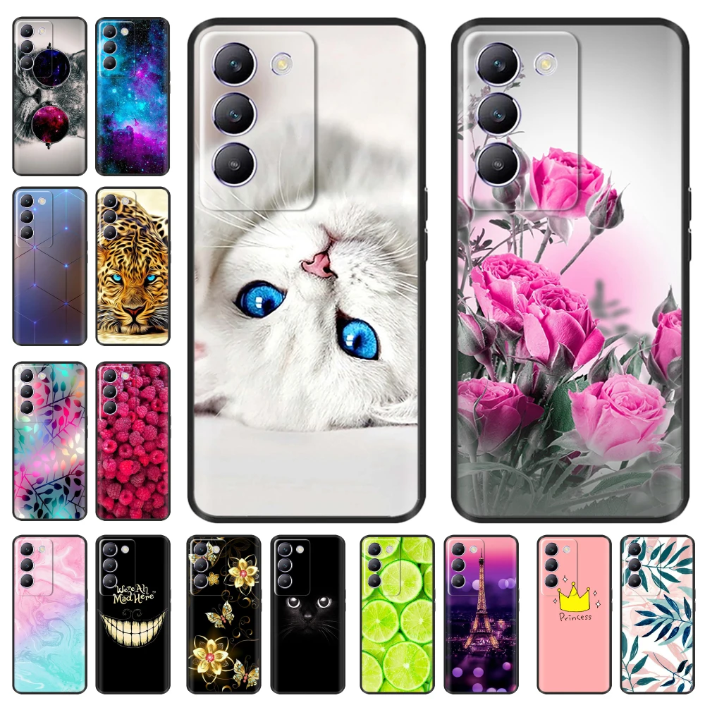 For vivo V40 SE Case V40SE 5G Black Silicone Soft Back Cover For vivo V40 V30 SE Y100 Y200E Phone Cases Protective Shell Para
For vivo V40 SE Case V40SE 5G Black Silicone Soft Back Cover For vivo V40 V30 SE Y100 Y200E Phone Cases Protective Shell Para