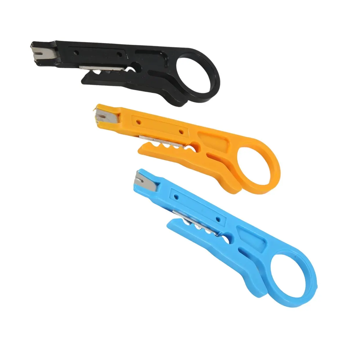 ~PERFECT}3Pcs Portable Wire Stripper, Small Wire Stripper, Wire Bonder, Wire Bonder, Wire Bonder with Small Yellow Knife.
~PERFECT}3Pcs Portable Wire Stripper, Small Wire Stripper, Wire Bonder, Wire Bonder, Wire Bonder with Small Yellow Knife.