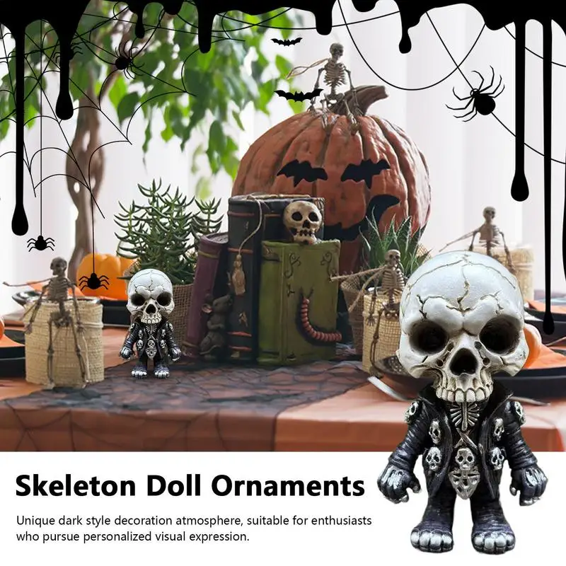 Маленькая статуя скелета, коллекционные фигурки из смолы, крутой декор для рабочего стола для гостиной, спальни, дома, автомобиля, кабинета
Маленькая статуя скелета, коллекционные фигурки из смолы, крутой декор для рабочего стола для гостиной, спальни, дома, автомобиля, кабинета