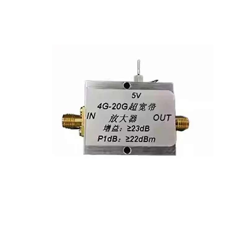 4G-22G Ultra-Wideband High Gain RF Power Amplifier RF Power Amp Module W/ Gain ≥23dB & P1dB=23dBm
4G-22G Ultra-Wideband High Gain RF Power Amplifier RF Power Amp Module W/ Gain ≥23dB & P1dB=23dBm