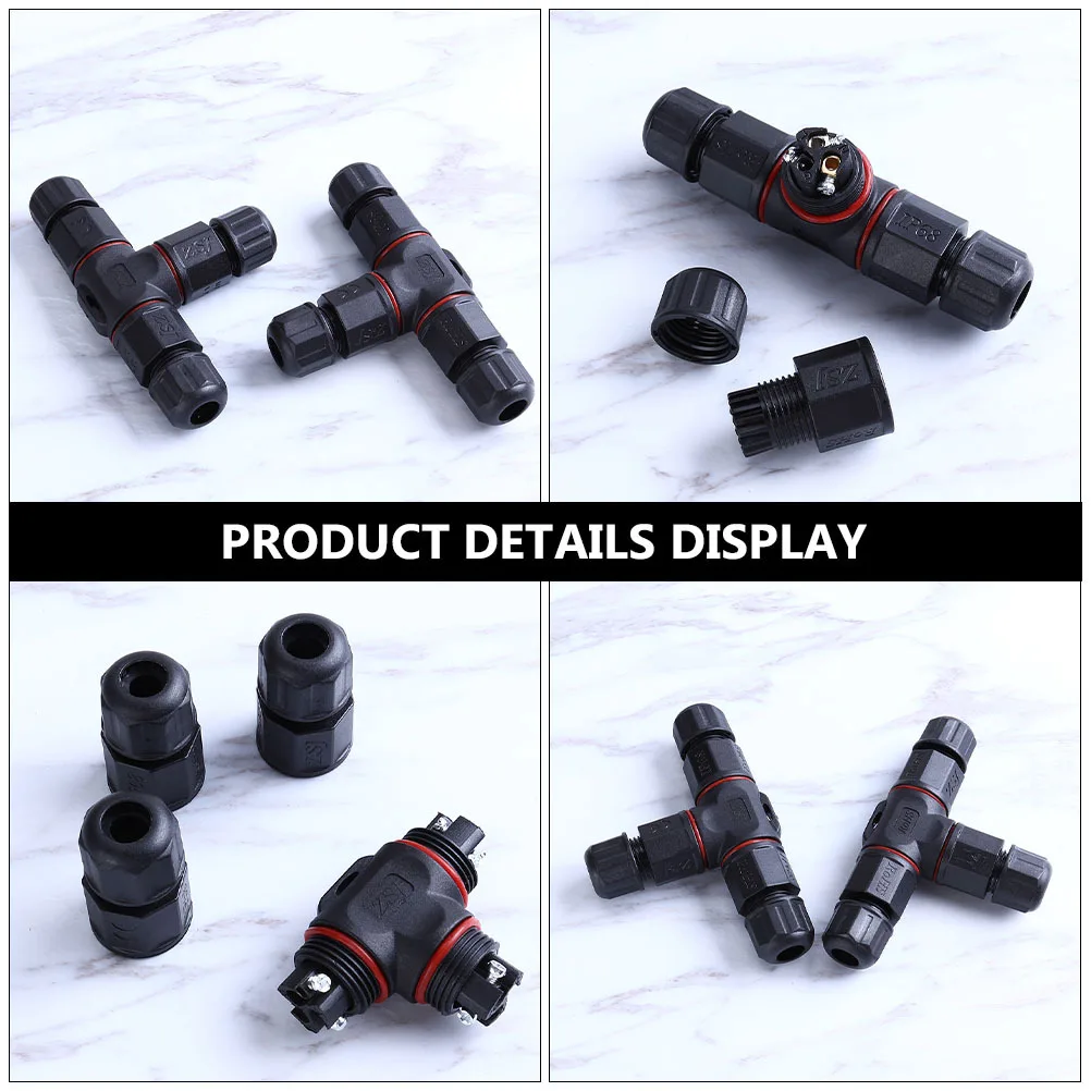 IP68 Waterproof Connector 5 Pin Wire Adapter for LED Road Landscape Lighting Fireproof Connection Sleeve
IP68 Waterproof Connector 5 Pin Wire Adapter for LED Road Landscape Lighting Fireproof Connection Sleeve