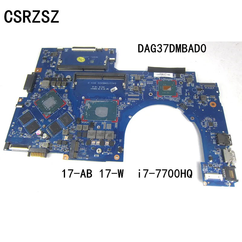 For HP Pavilion 17-AB 17-W Laptop motherboard with i7-7700HQ CPU GTX1050 DAG37DMBAD0 Test good
For HP Pavilion 17-AB 17-W Laptop motherboard with i7-7700HQ CPU GTX1050 DAG37DMBAD0 Test good