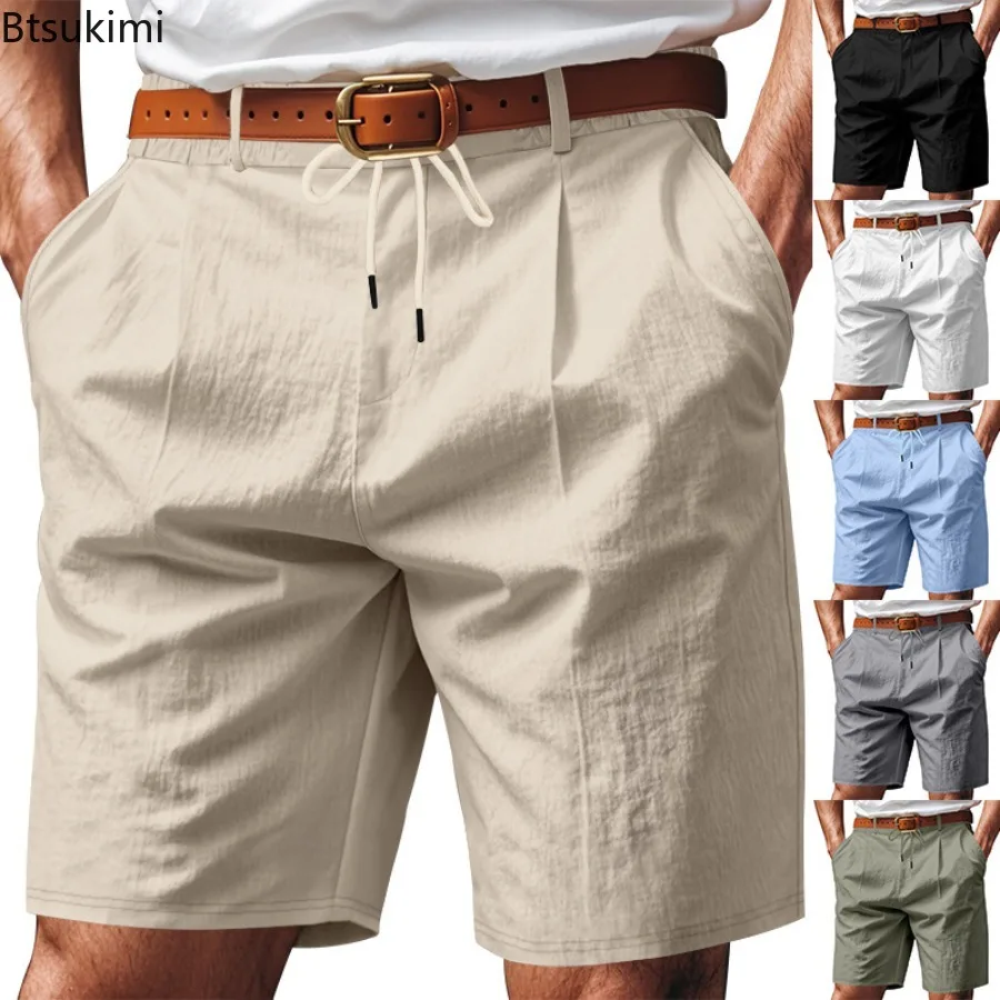 2026 New Mens Fashion Cotton Linen Shorts Male Summer Solid Color Comfortable BreathableTrousers Beach Shorts Fitness Streetwear
2026 New Mens Fashion Cotton Linen Shorts Male Summer Solid Color Comfortable BreathableTrousers Beach Shorts Fitness Streetwear