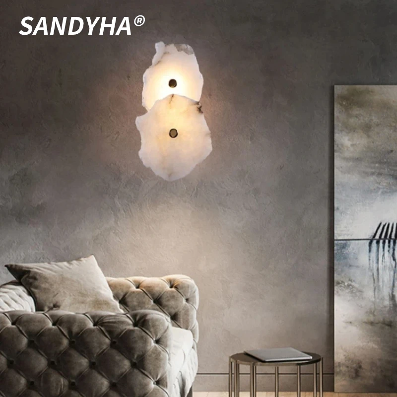 SANDYHA Modern Simplicity Marble Wall Lamp for Bedroom Bedside Light Splicing Lighting Fixtures Living Room Corridor Home Decor
SANDYHA Modern Simplicity Marble Wall Lamp for Bedroom Bedside Light Splicing Lighting Fixtures Living Room Corridor Home Decor