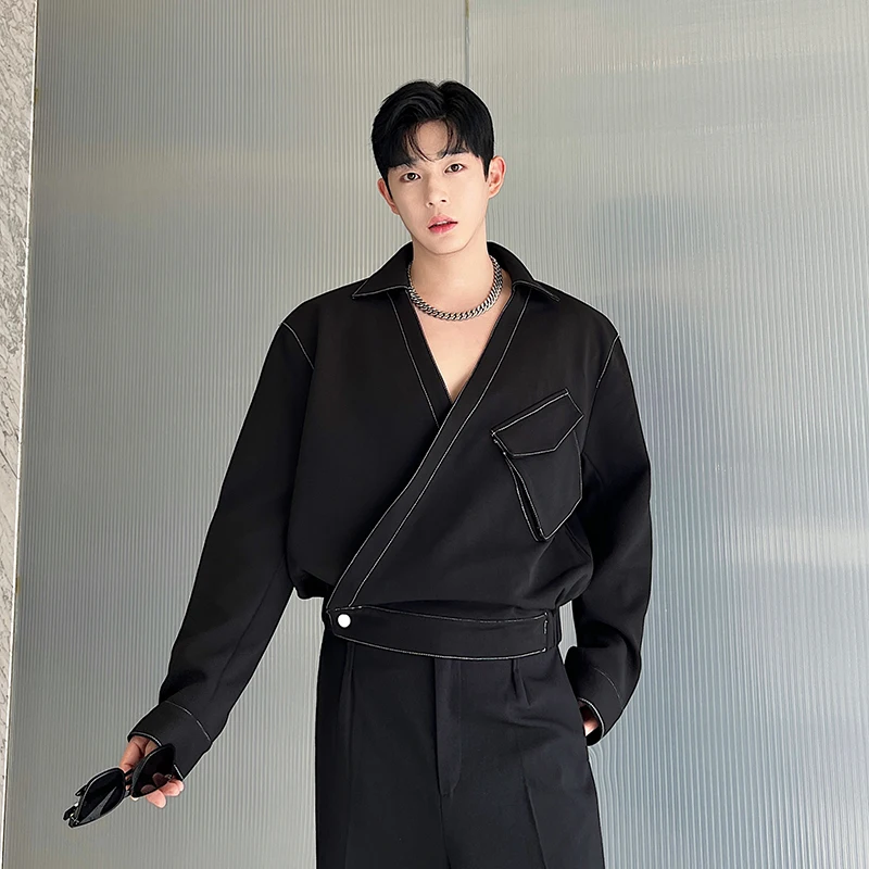 New Chinese Sle T Jaet Men's Small Design Sensation Jaet Coat Turn-down Collar Workwear Top Button Pure Color
New Chinese Sle T Jaet Men's Small Design Sensation Jaet Coat Turn-down Collar Workwear Top Button Pure Color