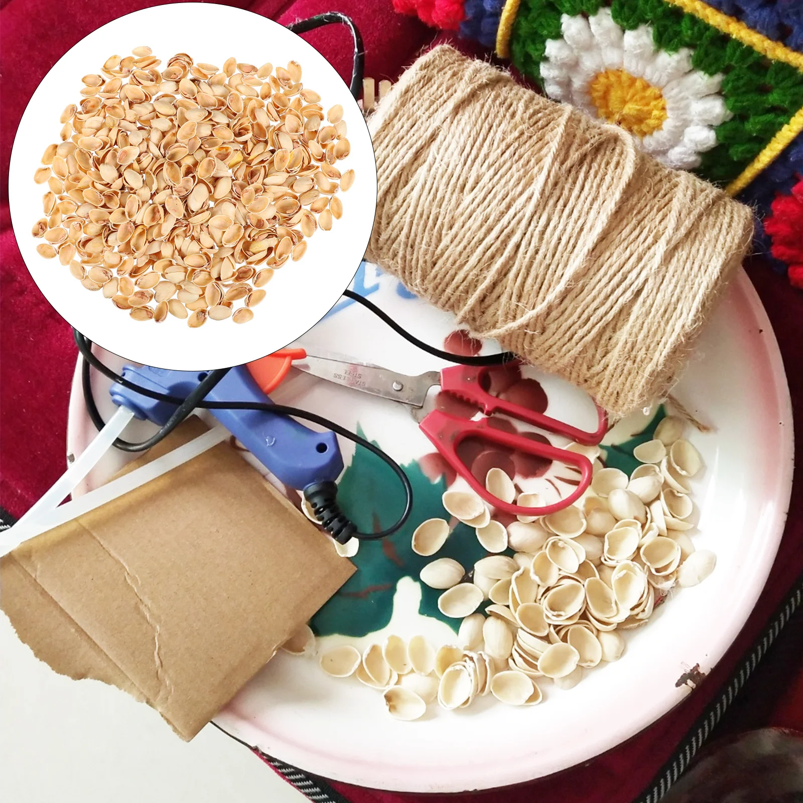 1 Bag Non-Fading DIY Craft Supplies Fine Workmanship Pistachio Shells for Art Jobs Handmade Projects Material Set
1 Bag Non-Fading DIY Craft Supplies Fine Workmanship Pistachio Shells for Art Jobs Handmade Projects Material Set