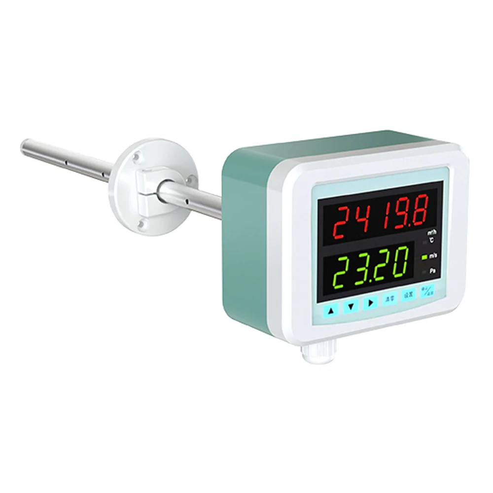 0-30m/s High-Precision Pipeline Air Speed Sensor with Display Air Volume Meter Wind Pressure Detection Transmitter RS485 Output
0-30m/s High-Precision Pipeline Air Speed Sensor with Display Air Volume Meter Wind Pressure Detection Transmitter RS485 Output
