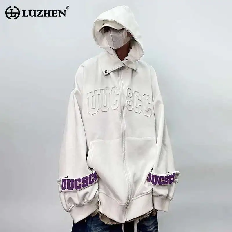LUZHEN 2025 Spring Letter Embroidery Loose Hooded Sweatshirt Men Fashion Original Streetwear High Quality Casual Clothes LZ8485
LUZHEN 2025 Spring Letter Embroidery Loose Hooded Sweatshirt Men Fashion Original Streetwear High Quality Casual Clothes LZ8485