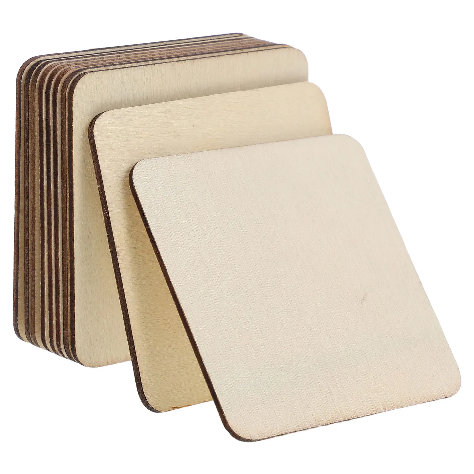40Pcs 4x4 Blank Unfinished Wood Squares for DIY Crafts Painting Engraving Coasters Ornaments Natural Wooden Slices
40Pcs 4x4 Blank Unfinished Wood Squares for DIY Crafts Painting Engraving Coasters Ornaments Natural Wooden Slices