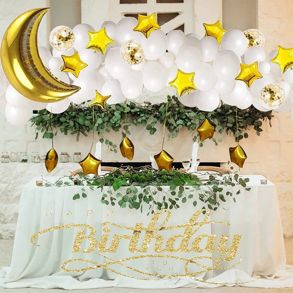 1 Set Moon Star Balloon Set for Muslim EID Mubarak Festival Home DIY Decoration Ramadan Kareem Kids Birthday Party Ballon Globos
1 Set Moon Star Balloon Set for Muslim EID Mubarak Festival Home DIY Decoration Ramadan Kareem Kids Birthday Party Ballon Globos