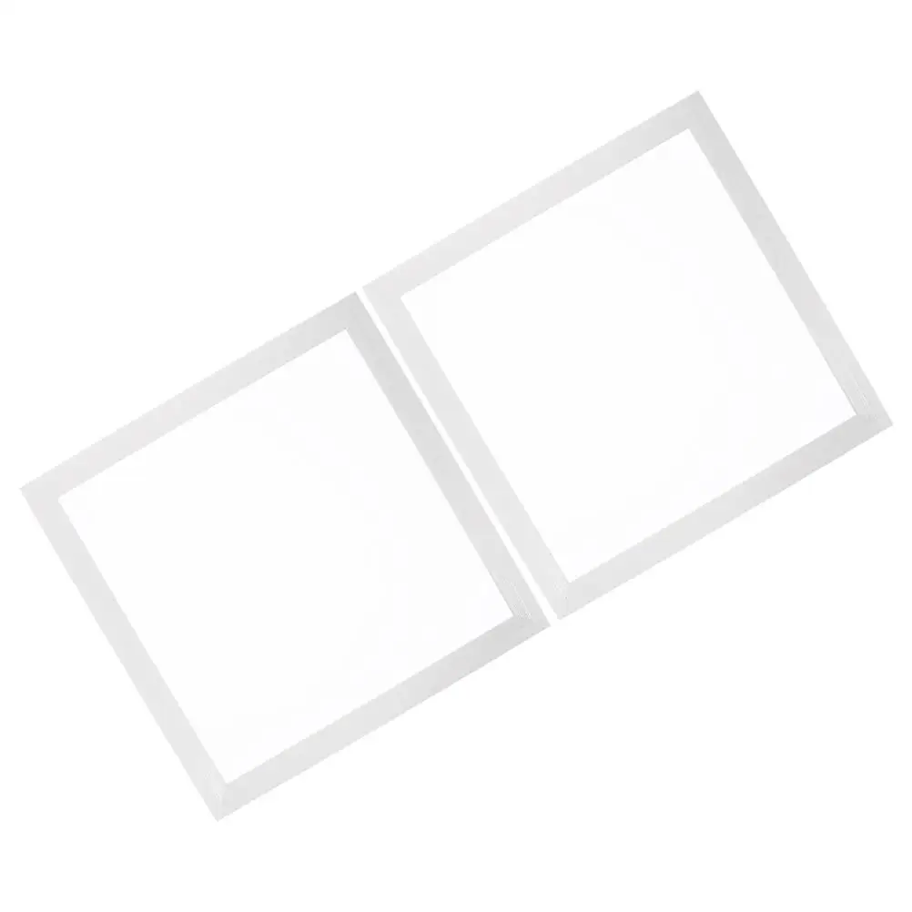 2 Pcs Integrated Ceiling Lamp Cover Lightweight Aluminum High Transmittance Waterproof Square Trim for Kitchen Bathroom LED
2 Pcs Integrated Ceiling Lamp Cover Lightweight Aluminum High Transmittance Waterproof Square Trim for Kitchen Bathroom LED