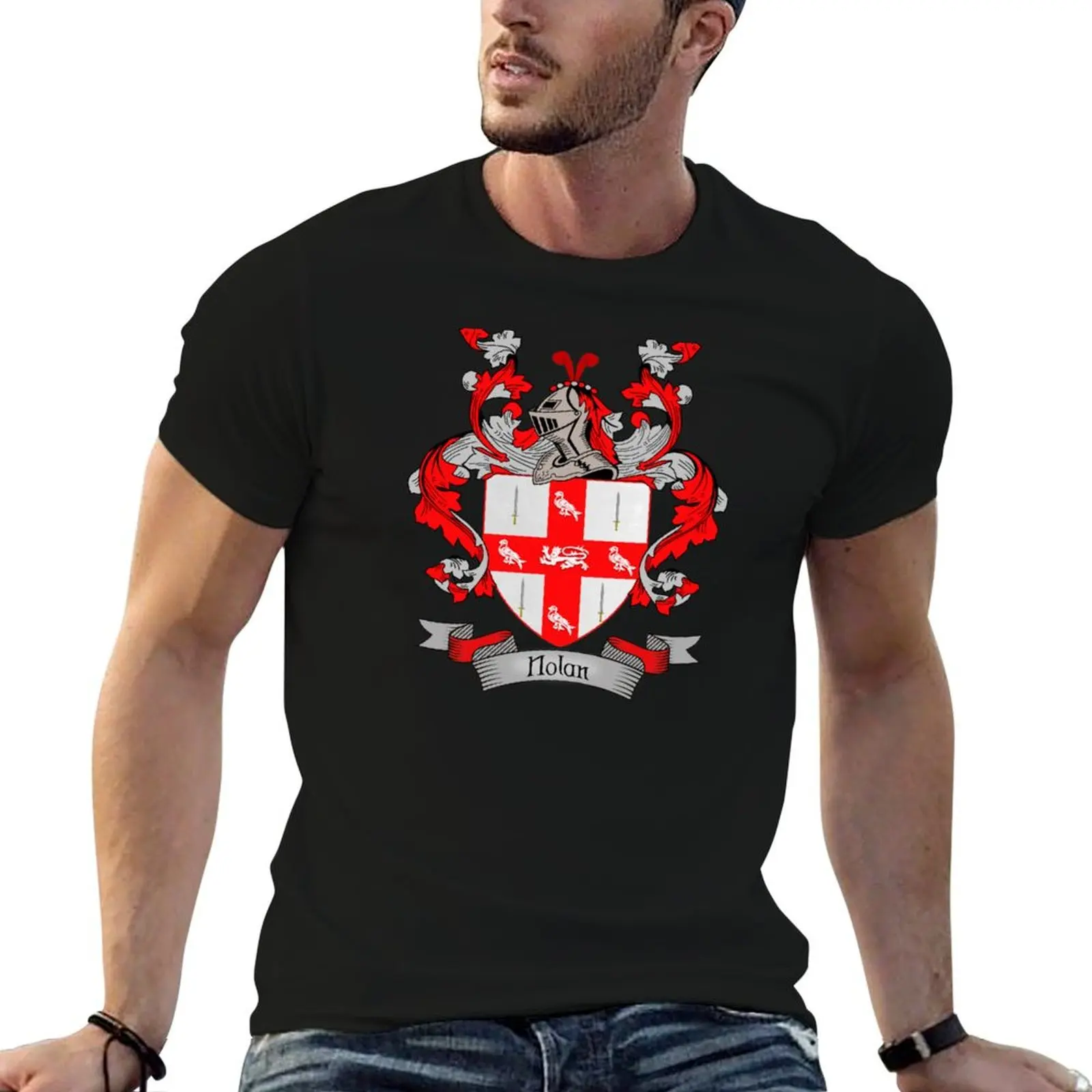 Nolan Coat of Arms Nolan Family Crest T-Shirt cotton t shirts man 100% man tshirt t shirt man casual T-shirt
Nolan Coat of Arms Nolan Family Crest T-Shirt cotton t shirts man 100% man tshirt t shirt man casual T-shirt