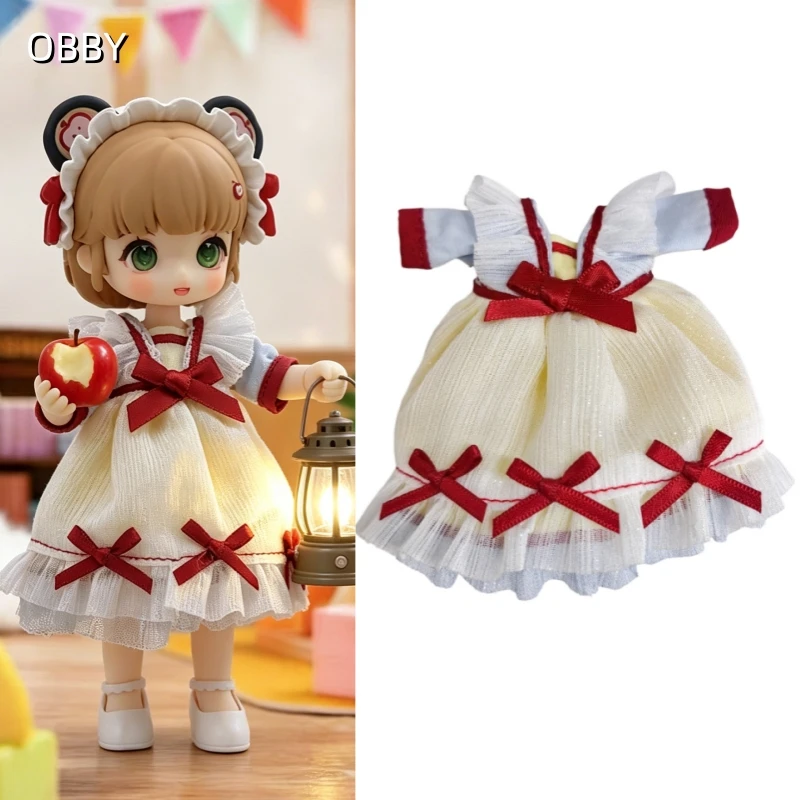 For Obitsu 11 Doll Cute Princess Snow White Dress For OB11 Gsc 1/12 Molly P11 Body9 YMY Doll Cloth NAGI Doll Outfit Clothes
For Obitsu 11 Doll Cute Princess Snow White Dress For OB11 Gsc 1/12 Molly P11 Body9 YMY Doll Cloth NAGI Doll Outfit Clothes