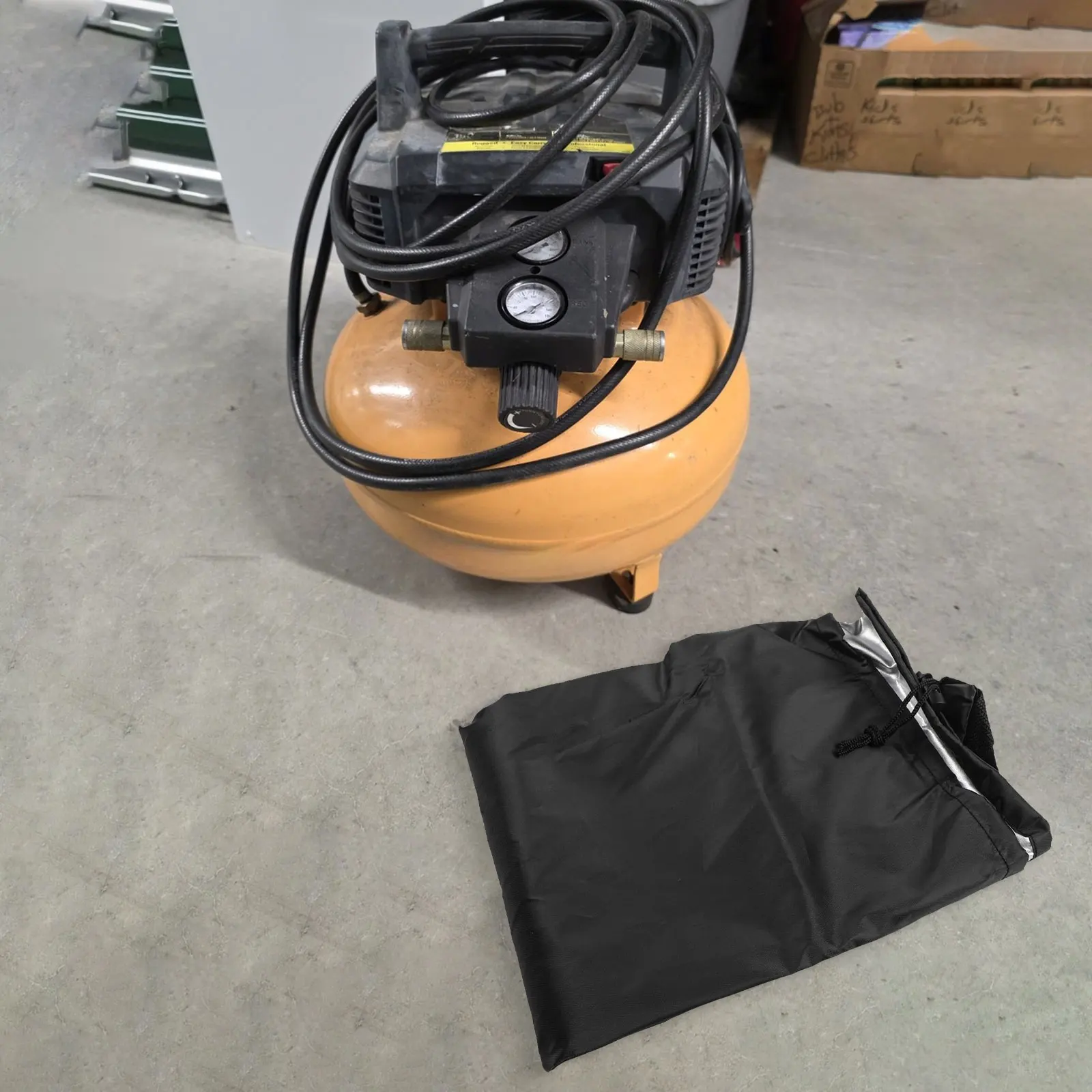 Портативный чехол для компрессора, пылезащитный чехол для обслуживания, удобное хранение, чехол для компрессора, легкая сумка для хранения
Портативный чехол для компрессора, пылезащитный чехол для обслуживания, удобное хранение, чехол для компрессора, легкая сумка для хранения