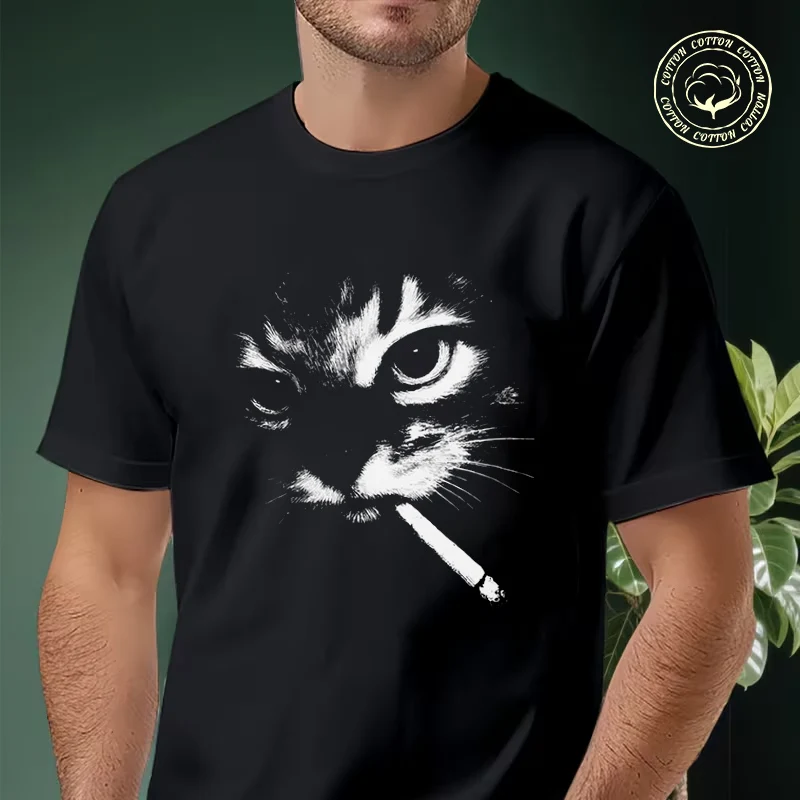 Funny Meme Smoking Cat Face Graphic Moto T Shirt Cotton Fashion Men And Women Aesthetic High Quality Unisex Top Tees
Funny Meme Smoking Cat Face Graphic Moto T Shirt Cotton Fashion Men And Women Aesthetic High Quality Unisex Top Tees
