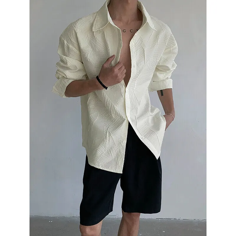 Spring Long Sleeved Shirt Men Fashion Society Mens Black Dress Shirt Korean Loose Casual Shirt Mens White Shirts M-3XL
Spring Long Sleeved Shirt Men Fashion Society Mens Black Dress Shirt Korean Loose Casual Shirt Mens White Shirts M-3XL