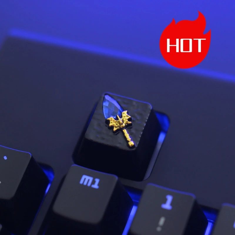KeyStone Keycap 1 pcs 3D relief game aluminum alloy metal mechanical keyboards keycaps R4 height for Cherry MX axis,FZ1
KeyStone Keycap 1 pcs 3D relief game aluminum alloy metal mechanical keyboards keycaps R4 height for Cherry MX axis,FZ1