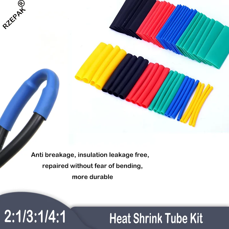 127-750pcs Heat-shrink Tubing Thermoresistant Tube Heat Shrink Wrapping Kit Electrical Connection Wire Cable Insulation Sleeving
127-750pcs Heat-shrink Tubing Thermoresistant Tube Heat Shrink Wrapping Kit Electrical Connection Wire Cable Insulation Sleeving