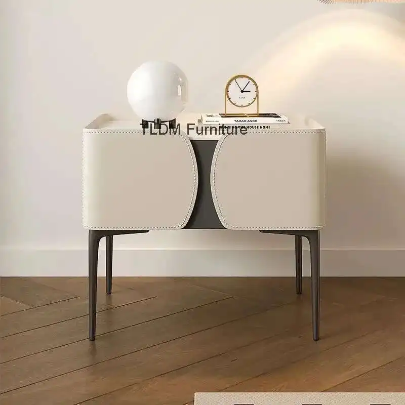 Saddle Leather Rock Slab Solid Wood Ins Style Simple Modern Small Bedside Table Bedroom Furniture
Saddle Leather Rock Slab Solid Wood Ins Style Simple Modern Small Bedside Table Bedroom Furniture