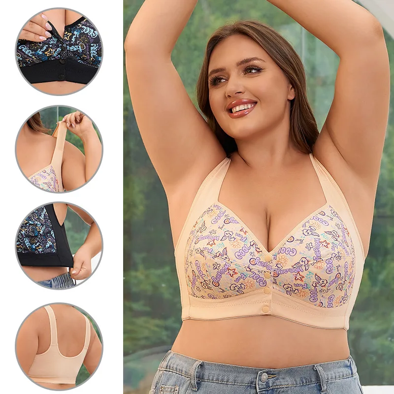 A-G Cup Summer Maternity Bras Floral Printed Vest European American Super Plus Size No Steel Front Buckle Breastfeeding Bras
A-G Cup Summer Maternity Bras Floral Printed Vest European American Super Plus Size No Steel Front Buckle Breastfeeding Bras